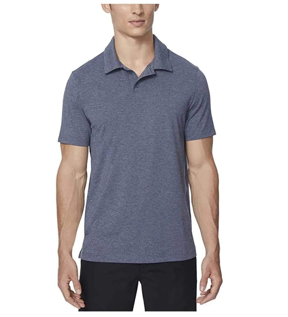 32 Degrees Cool Men's Ultra Lux Polo Heather