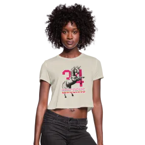 34 Unicorns Women's Cropped T-Shirt