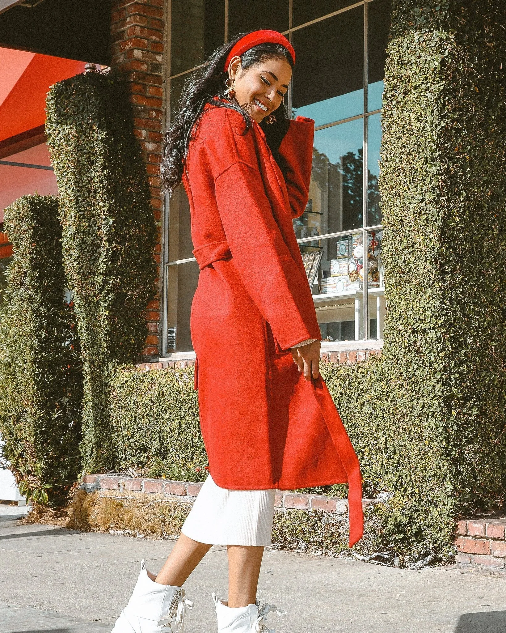 Abrigo Full Length Wool Coat