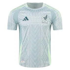 adidas Mens Mexico Authentic Away Jersey 24/25 (Linen Green)