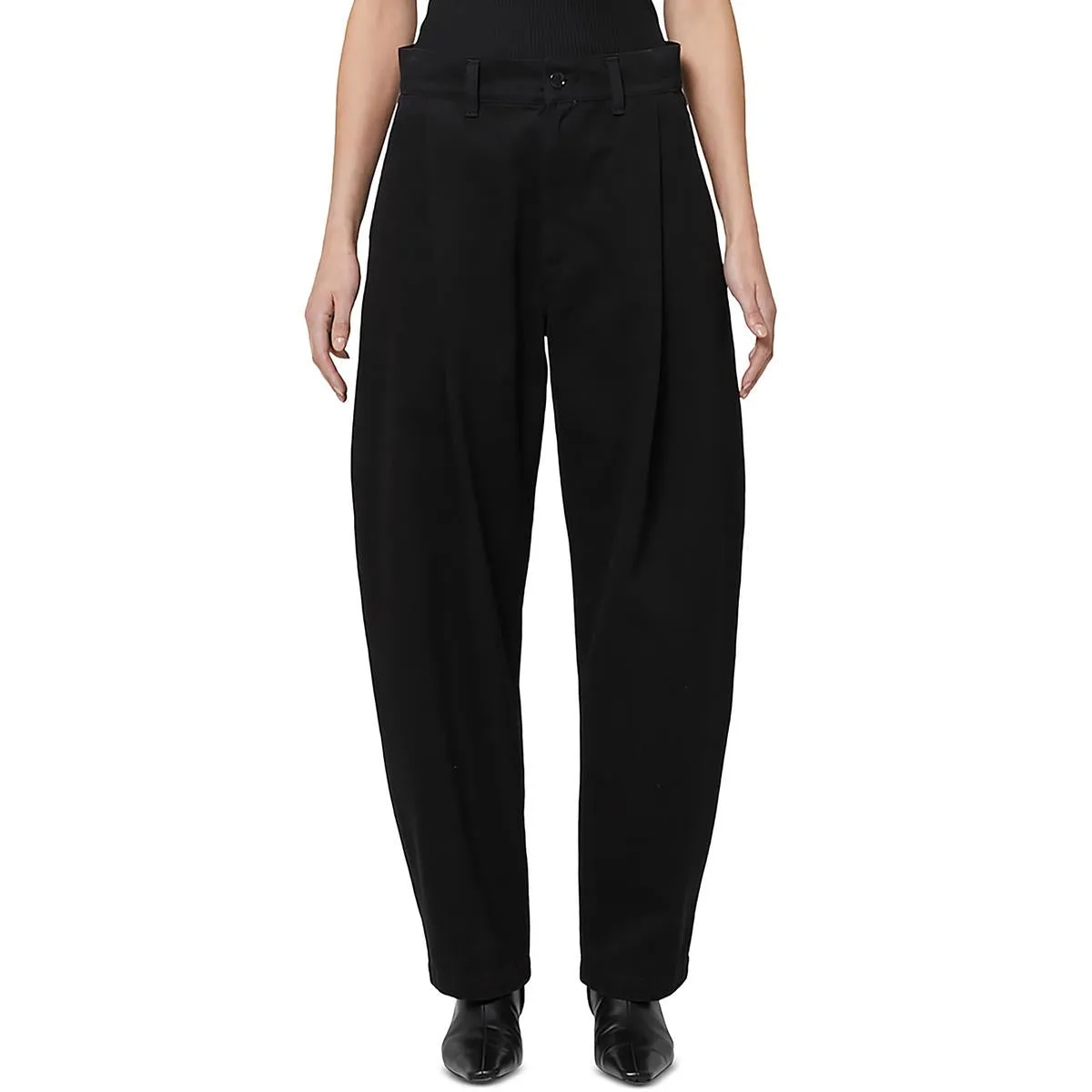 Agolde Womens Chino Pleated Chino Pants