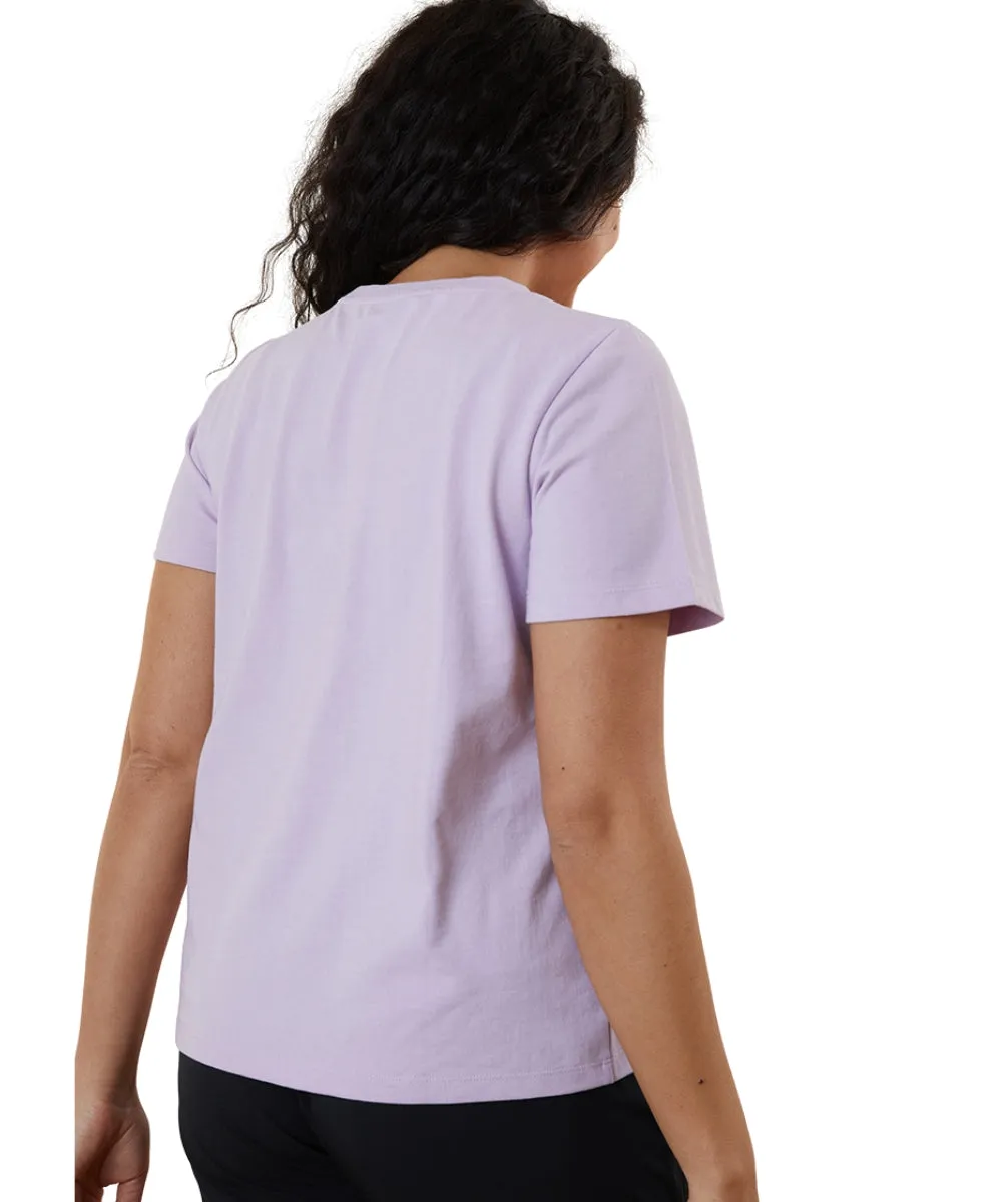 Amble Heritage Womens Plus Size T-Shirt Lilac 3XL - 4XL