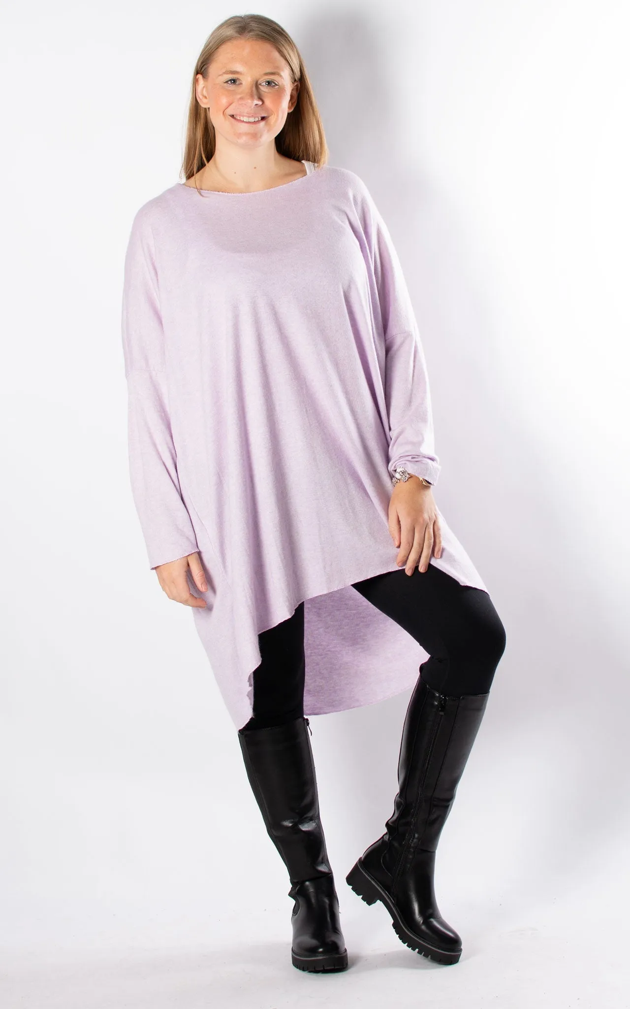 Amy Soft Knit Top | Lilac