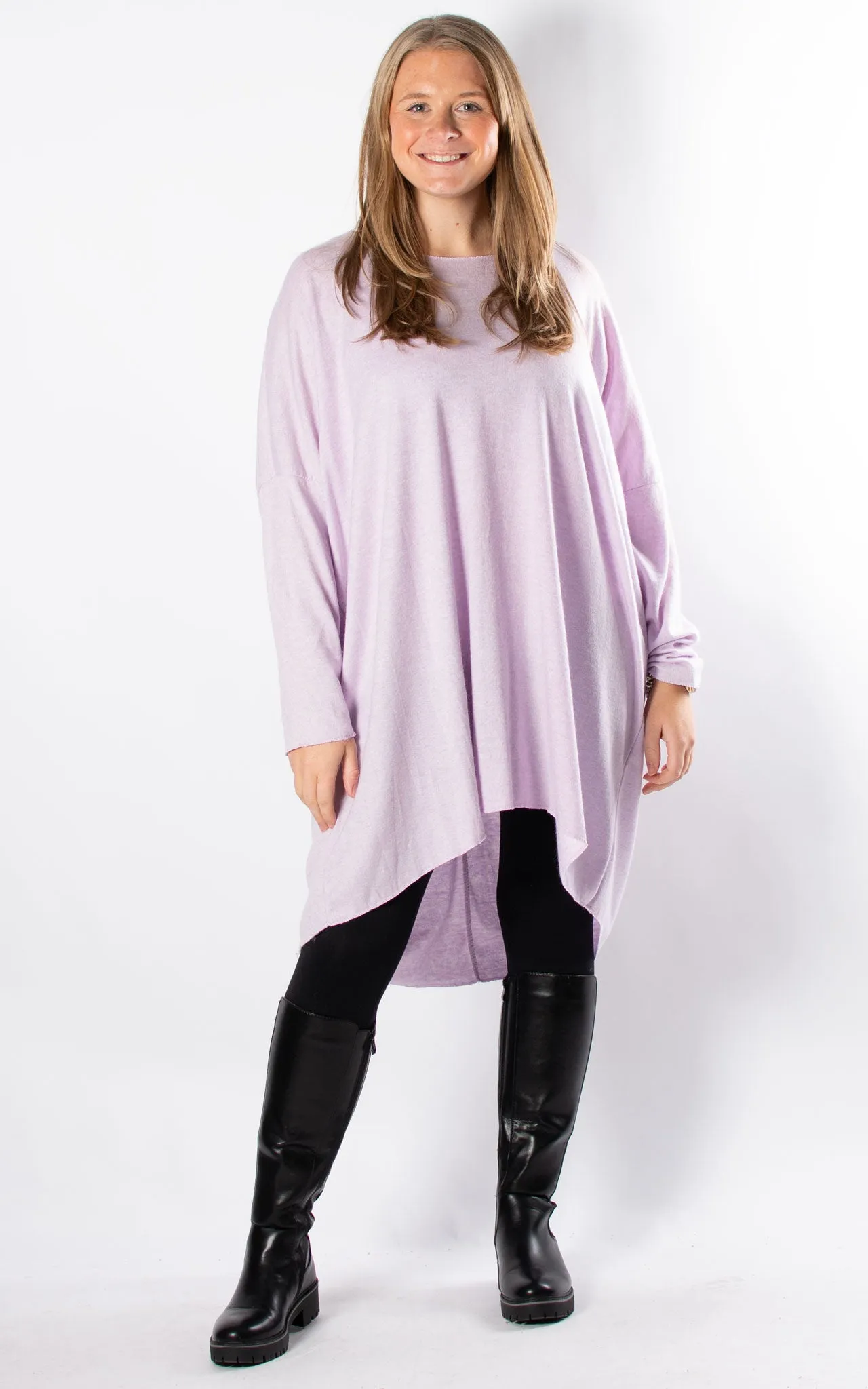 Amy Soft Knit Top | Lilac