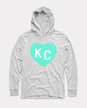 Ash & Teal KC Heart Lightweight Hoodie