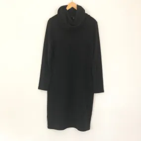 Banana Republic Black Turtle Neck Sweater Dress- Size M