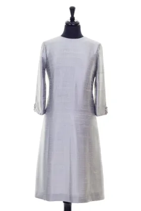 Bardot Dress in Silver