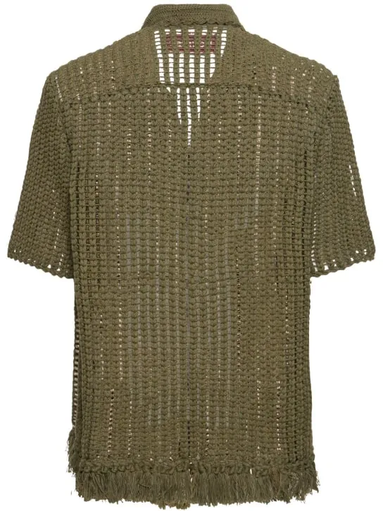 Baziszt   Crocheted cotton shirt 