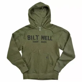 Biltwell Stencil Zip Hoodie Olive