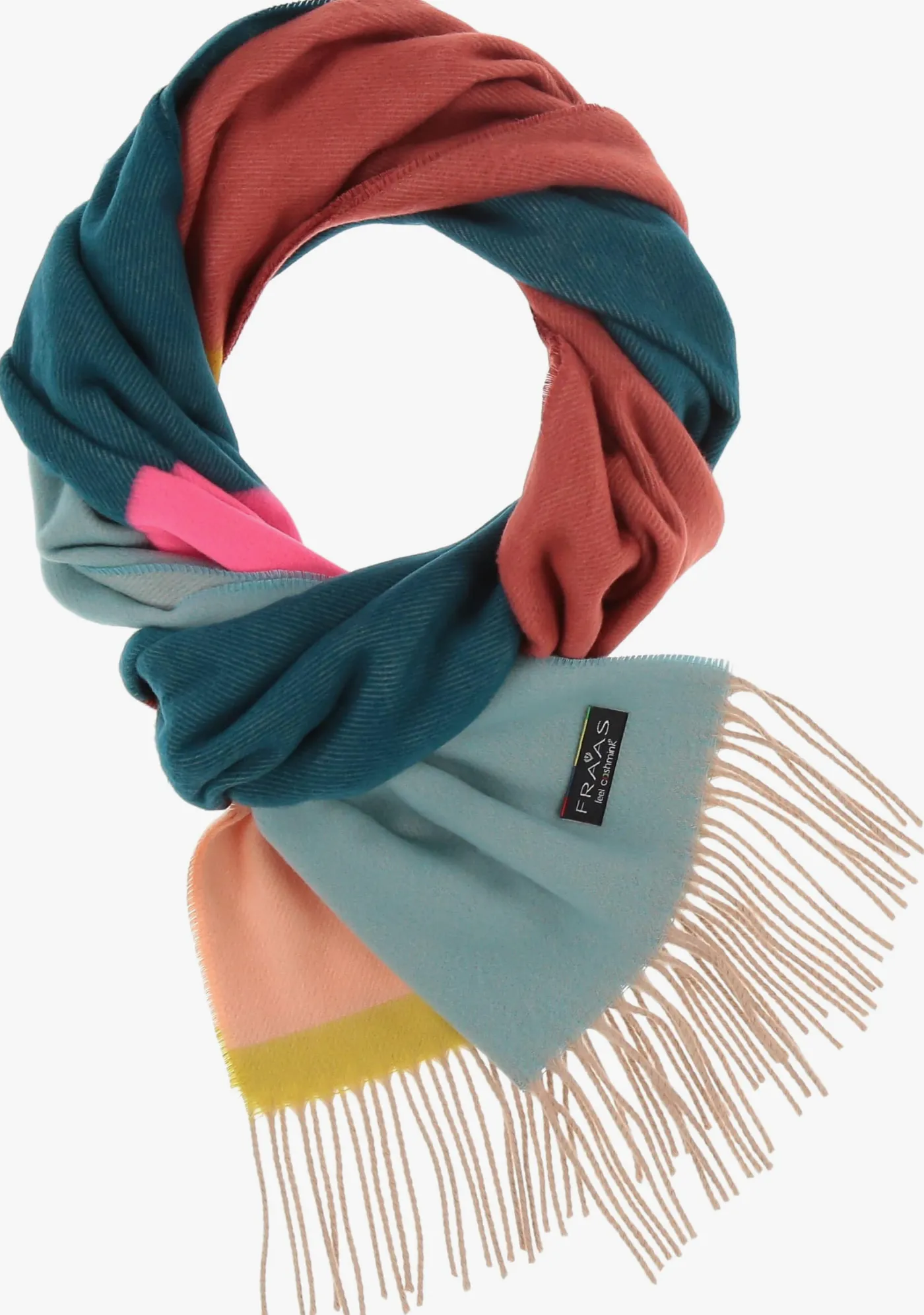 Bright Blocks Cashmink Scarf