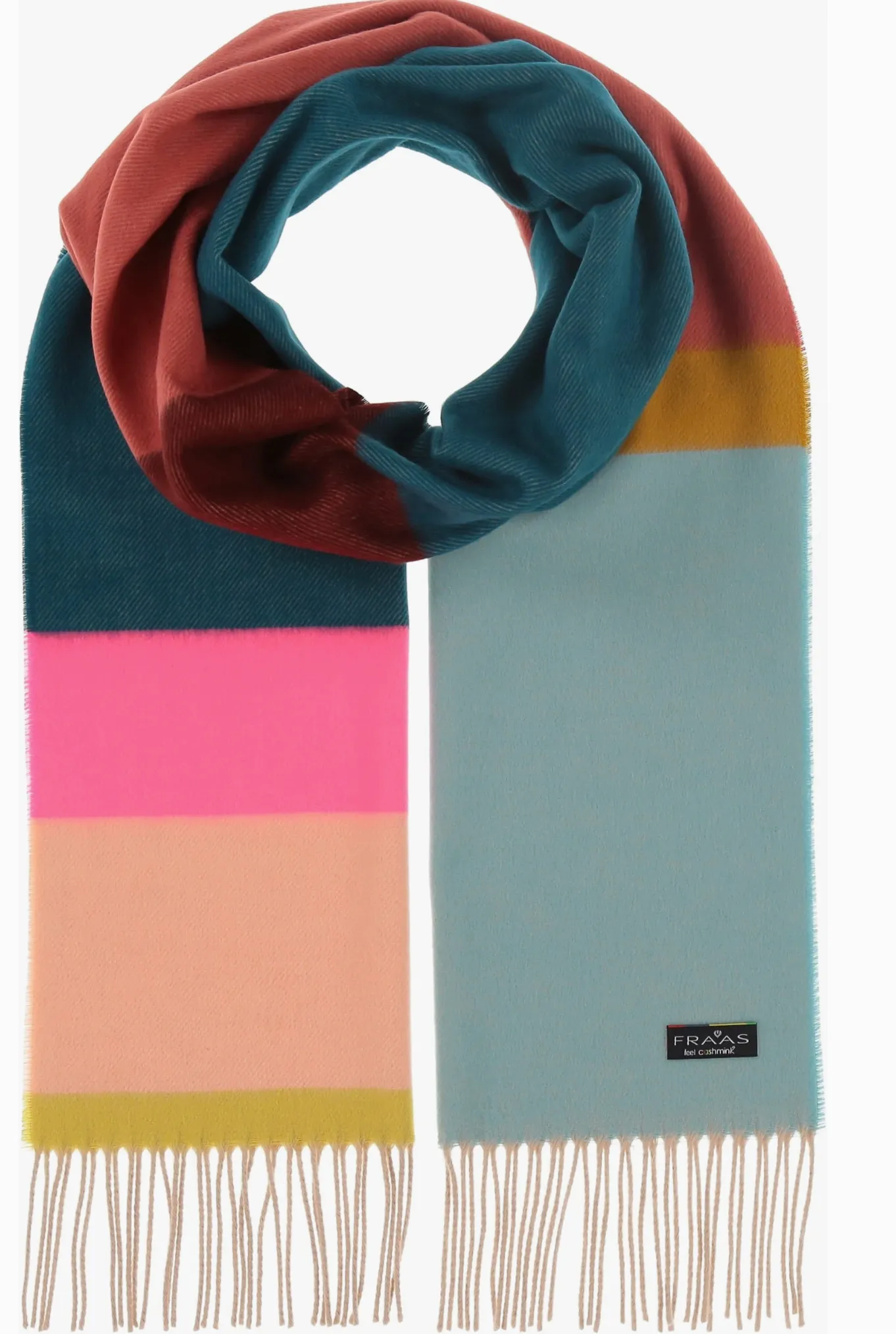 Bright Blocks Cashmink Scarf