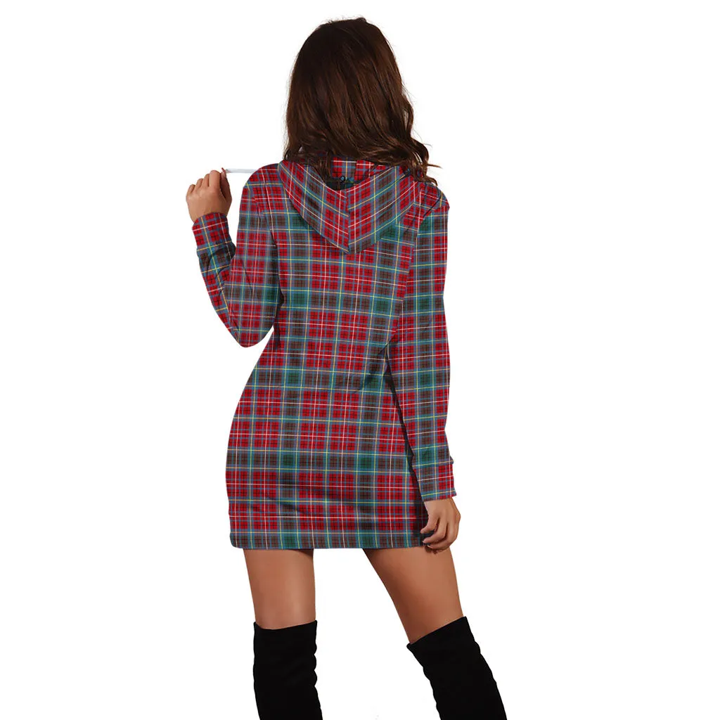 British Columbia Province Canada Tartan Hoodie Dress