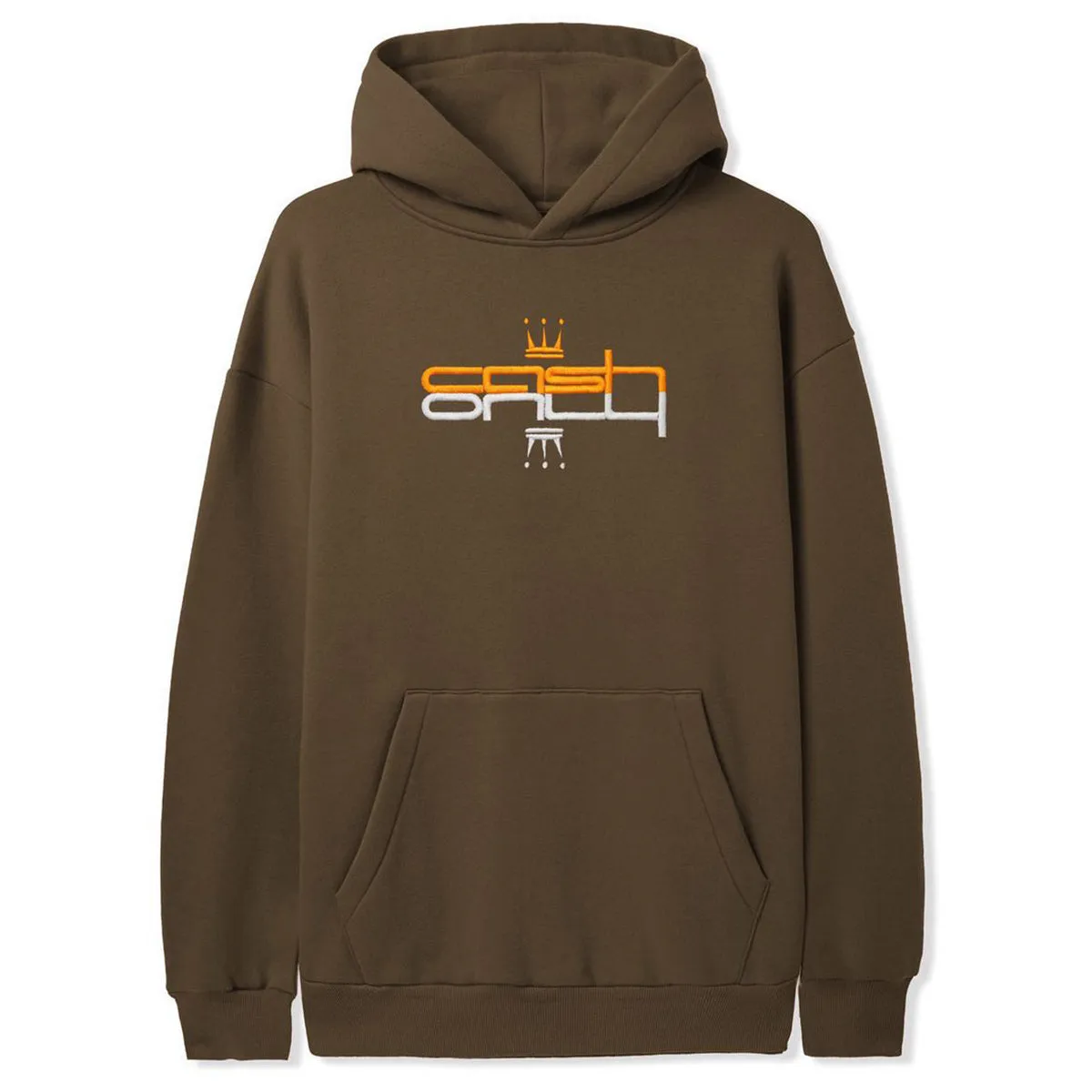 Cash Only - Crown Hoodie Brown