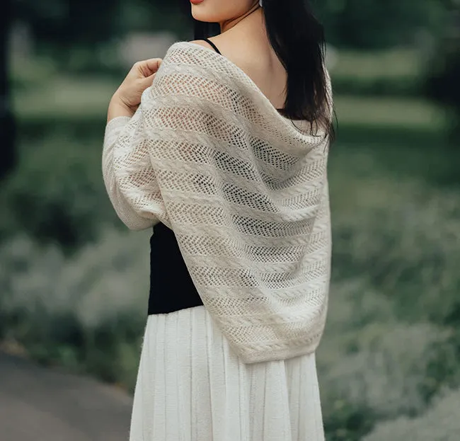 Cashmere Scarf Cape