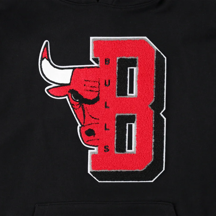 Chicago Bulls Pro Standard Mash Up Capsule Pullover Hoodie - Black