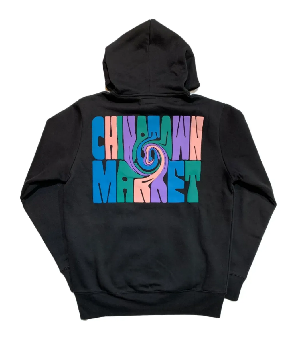 Chinatown Market SWIRL HOODIE (Black)