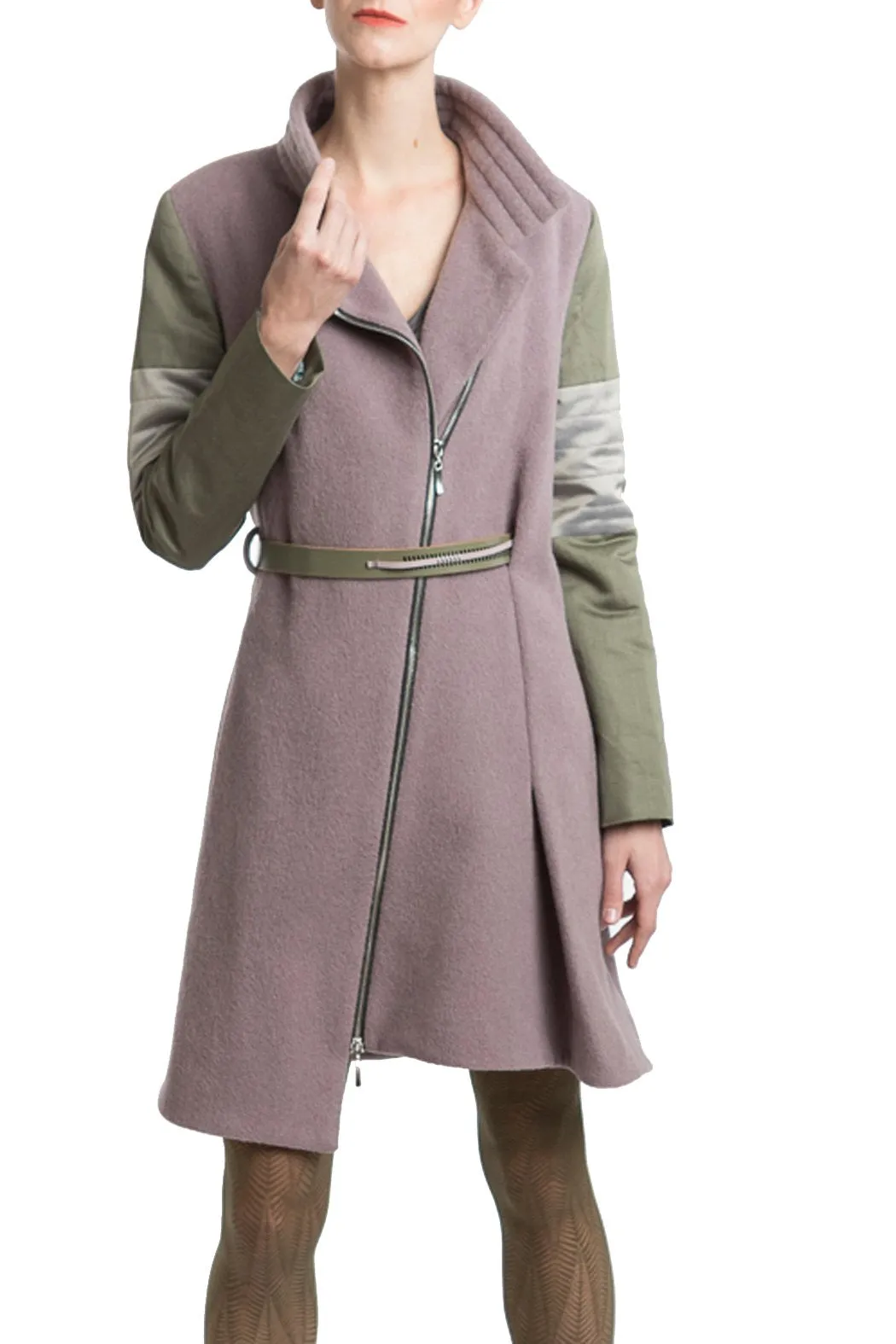 Coat Pink Green