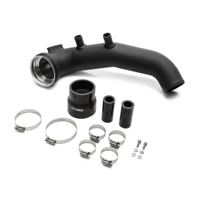 Cobb BMW N54 Intercooler Charge Pipe - Wrinkle Black