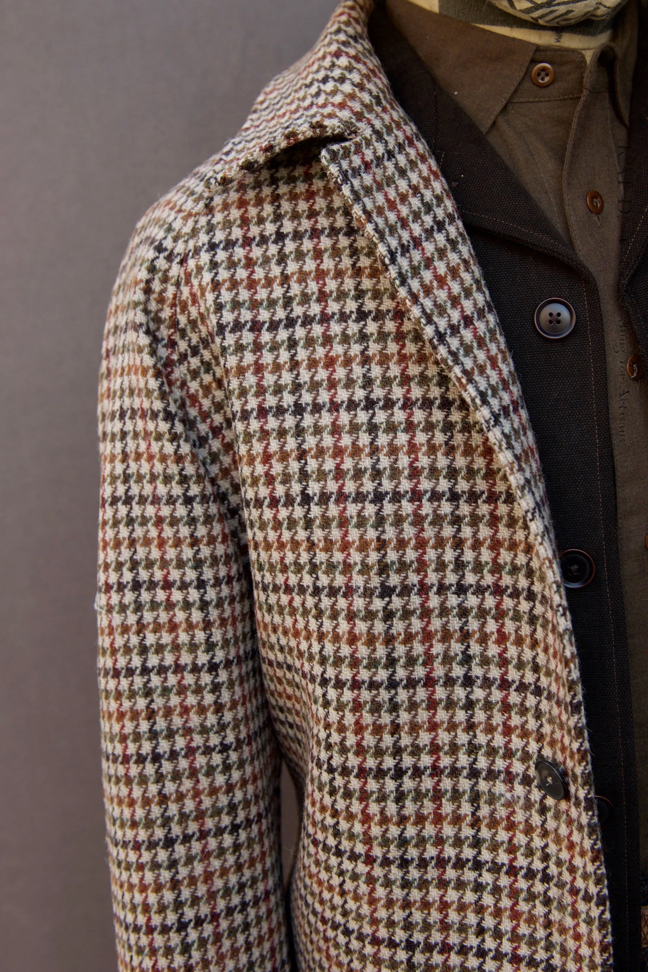 Harris Tweed Raglan Coat - Harris Tweed - 46, 48 (NO RETURN)