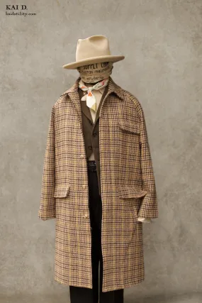 Harris Tweed Raglan Coat - Harris Tweed - 48 (NO RETURN)