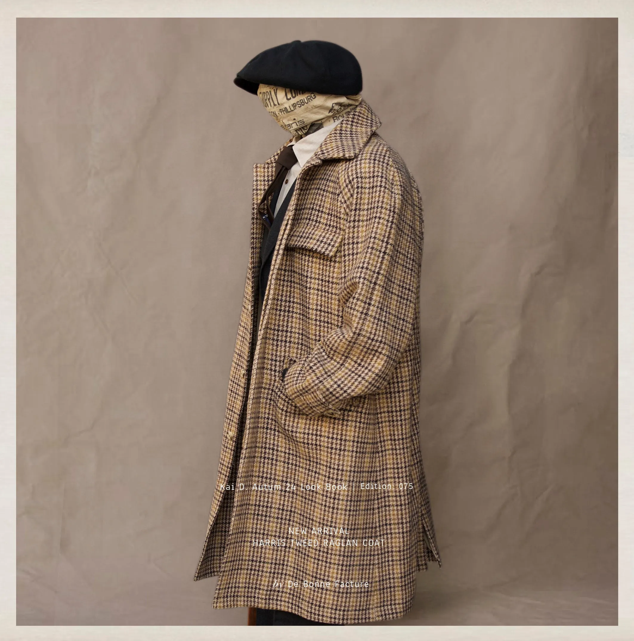 Harris Tweed Raglan Coat - Harris Tweed - 48 (NO RETURN)