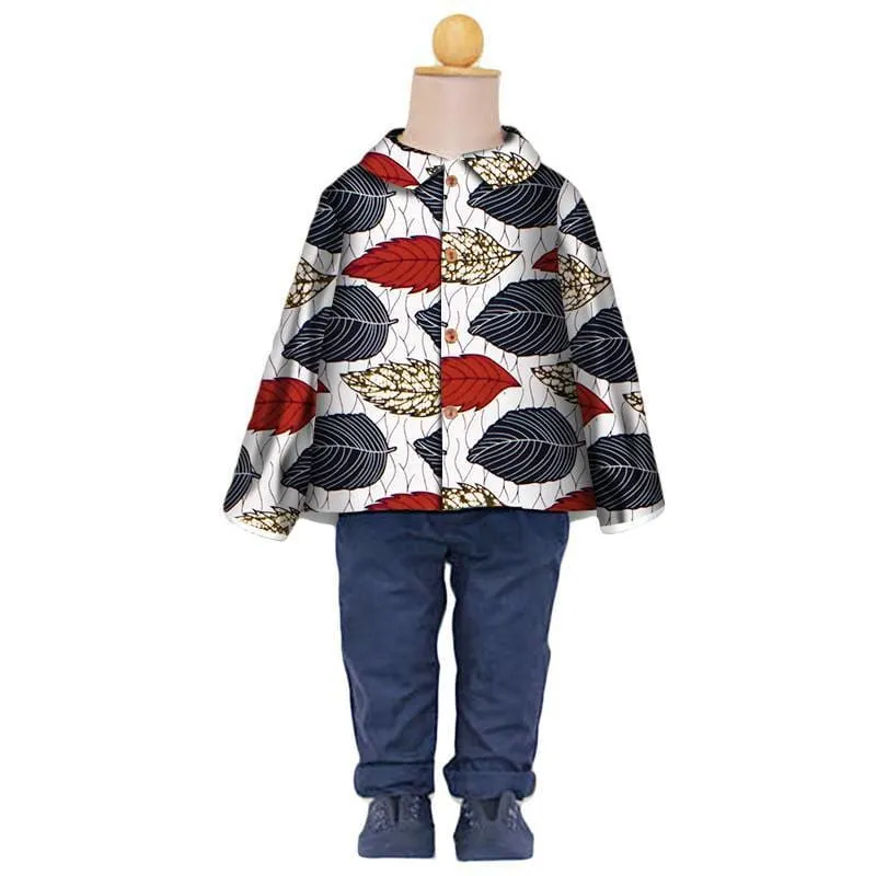 Kid's Cotton Printed Coat