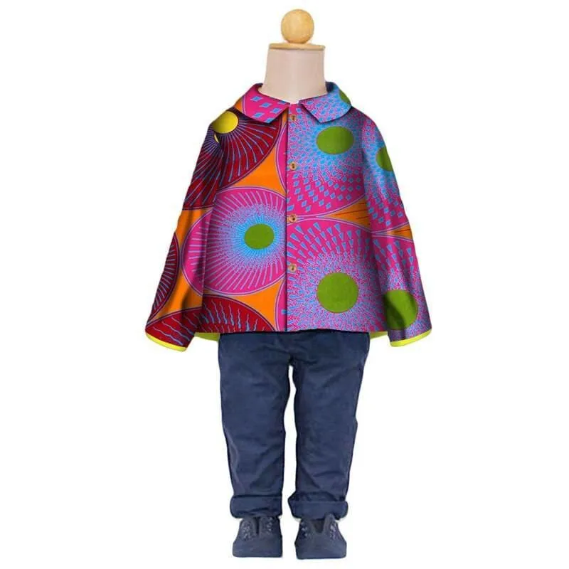 Kid's Cotton Printed Coat