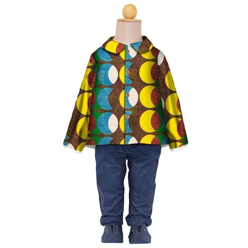 Kid's Cotton Printed Coat