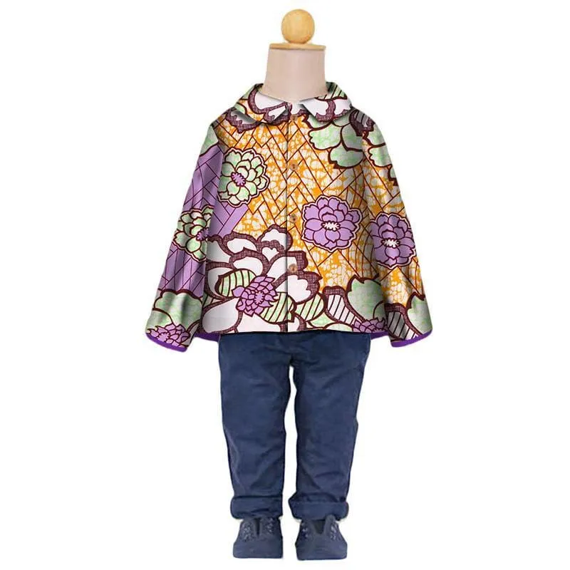 Kid's Cotton Printed Coat