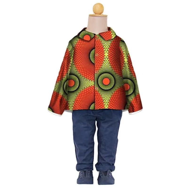 Kid's Cotton Printed Coat