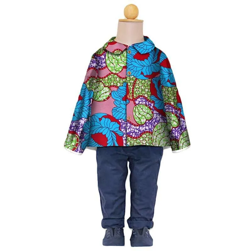 Kid's Cotton Printed Coat