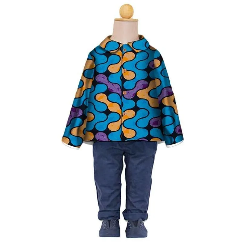 Kid's Cotton Printed Coat