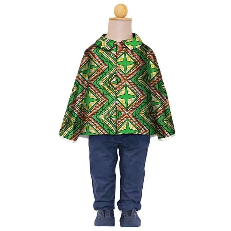 Kid's Cotton Printed Coat