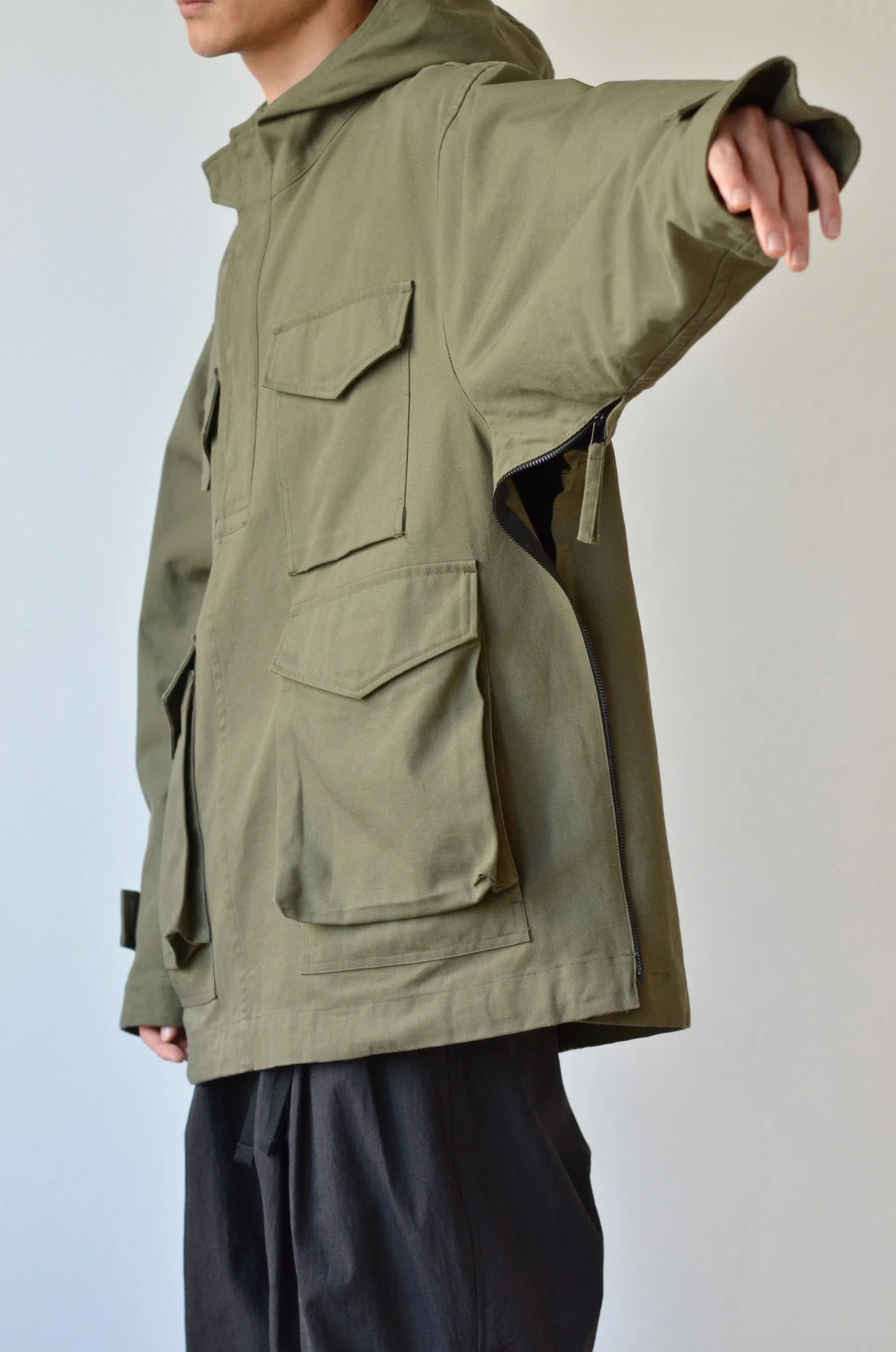 kontor / 4 POCKET MILITARY PONCHO