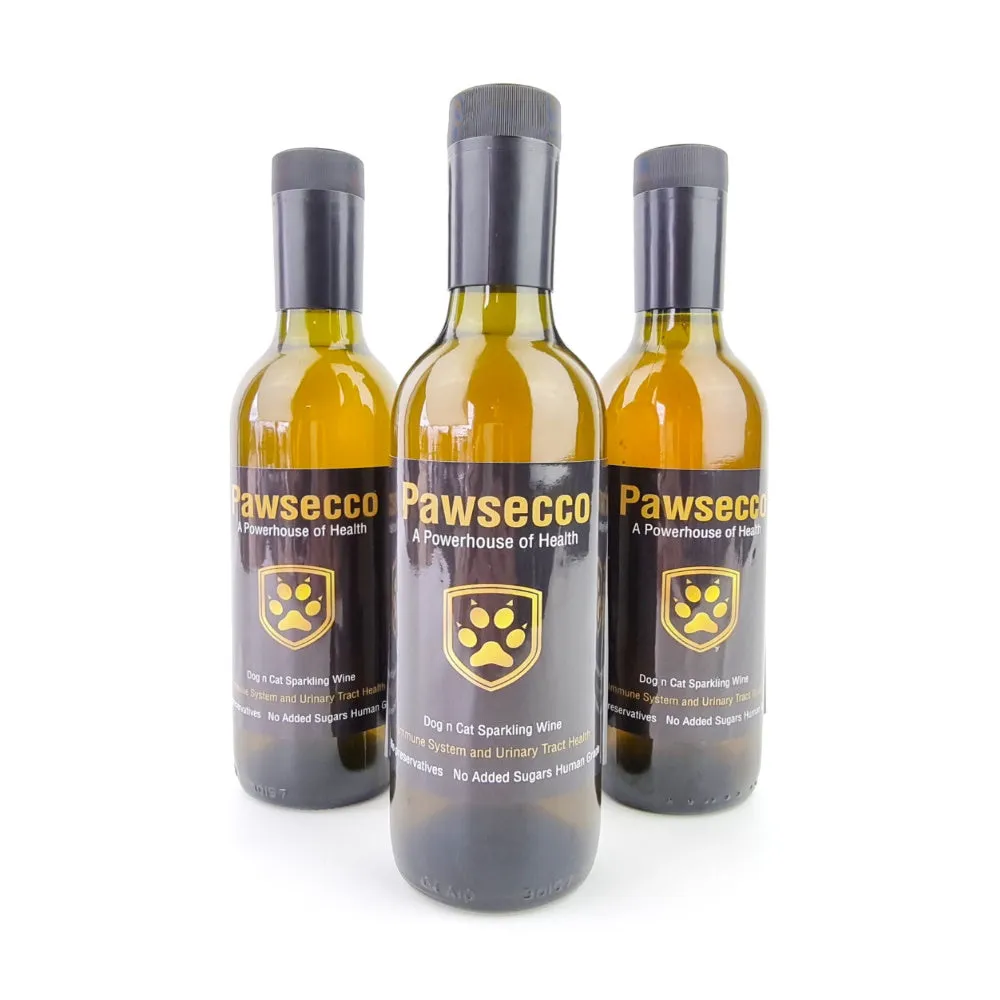 L'Barkery Pawsecco Sparkling Wine Bottle