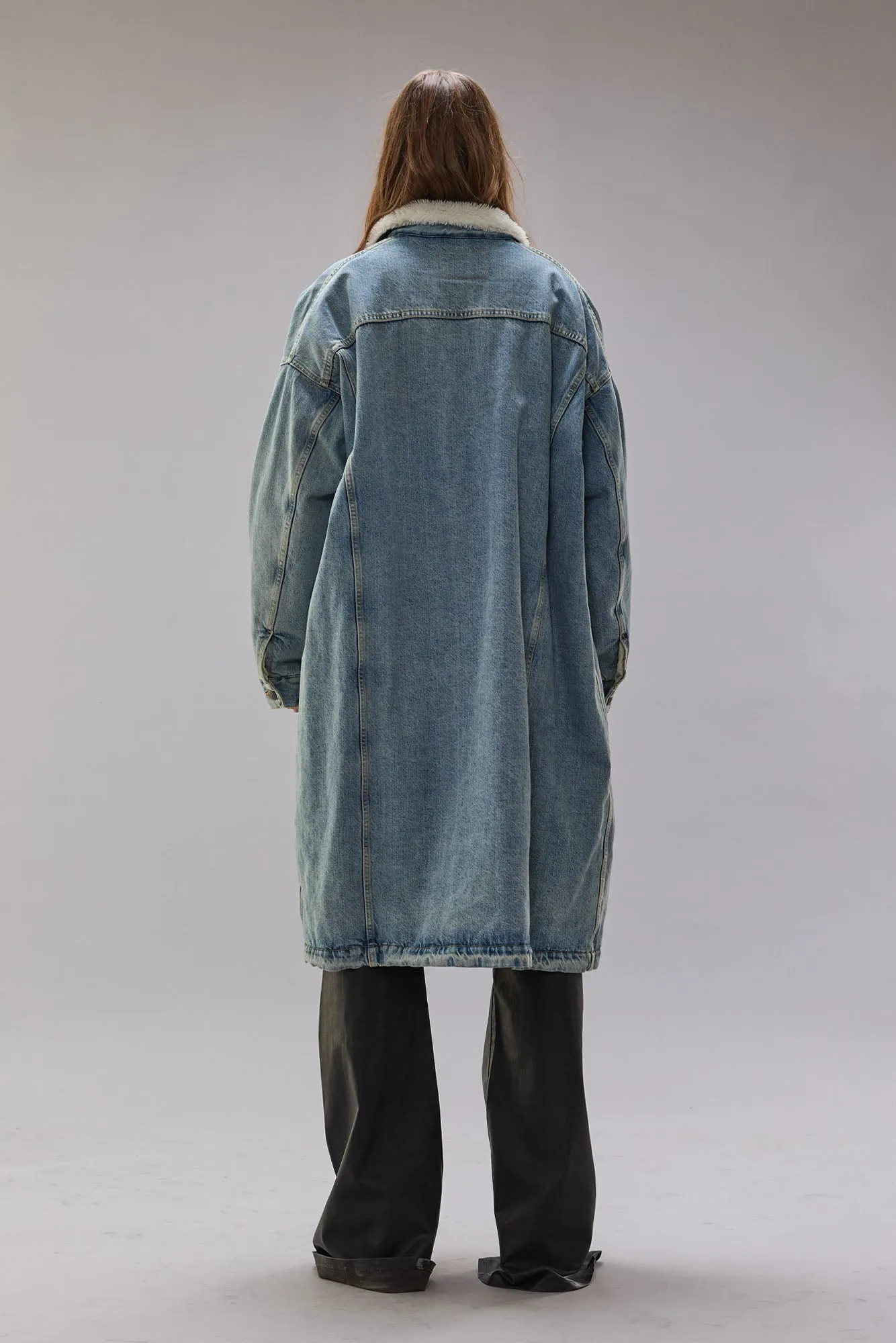 LYLE TRUCKER COAT - SLATE BLUE