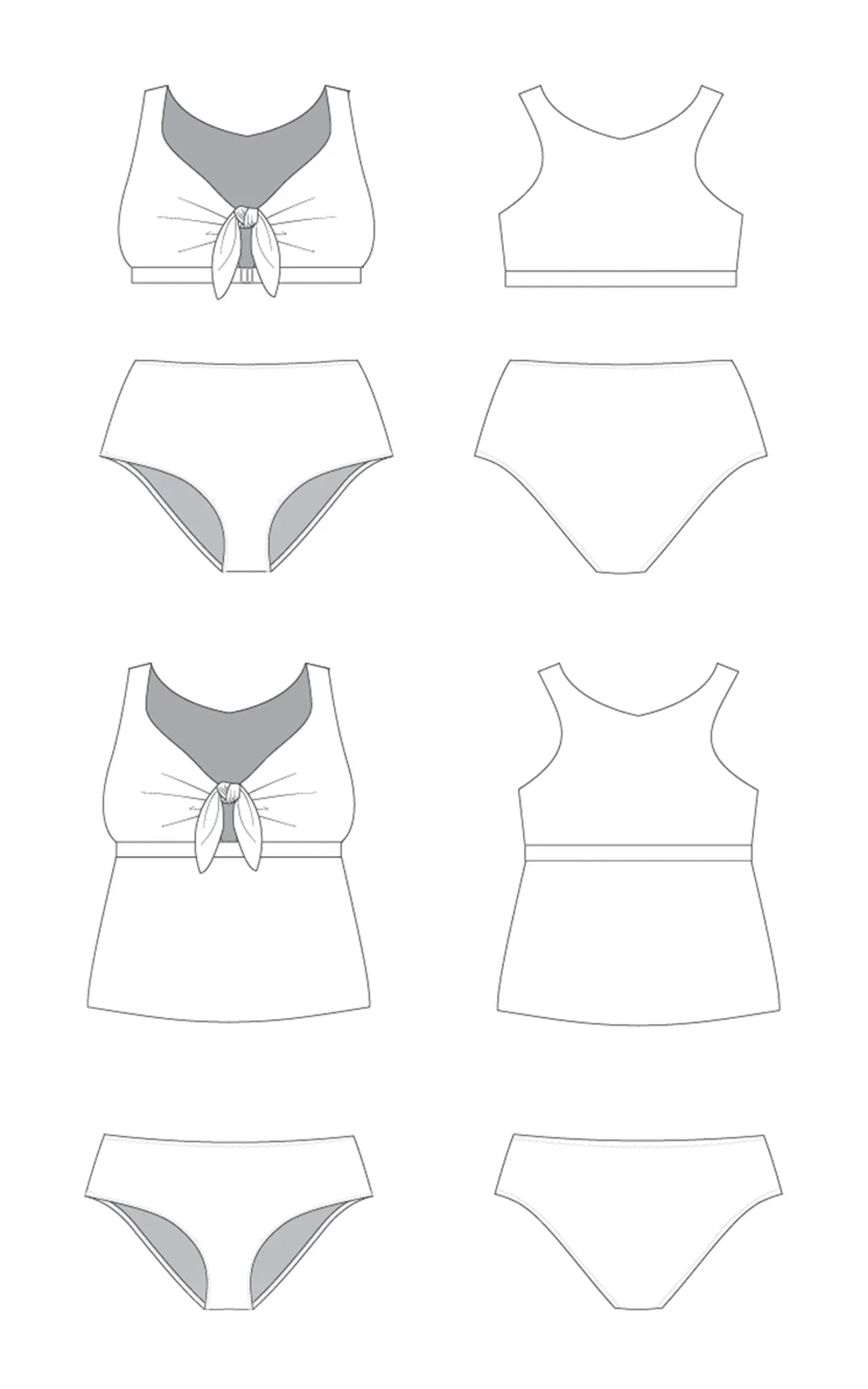 Marblehead Swimsuit PDF pattern