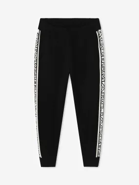 MARC JACOBS Kids Logo Trim Joggers in Black