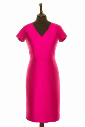 Marilyn Dress in Hot Pink