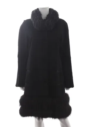 Max Mara Studio Rabbit and Fox Fur Coat