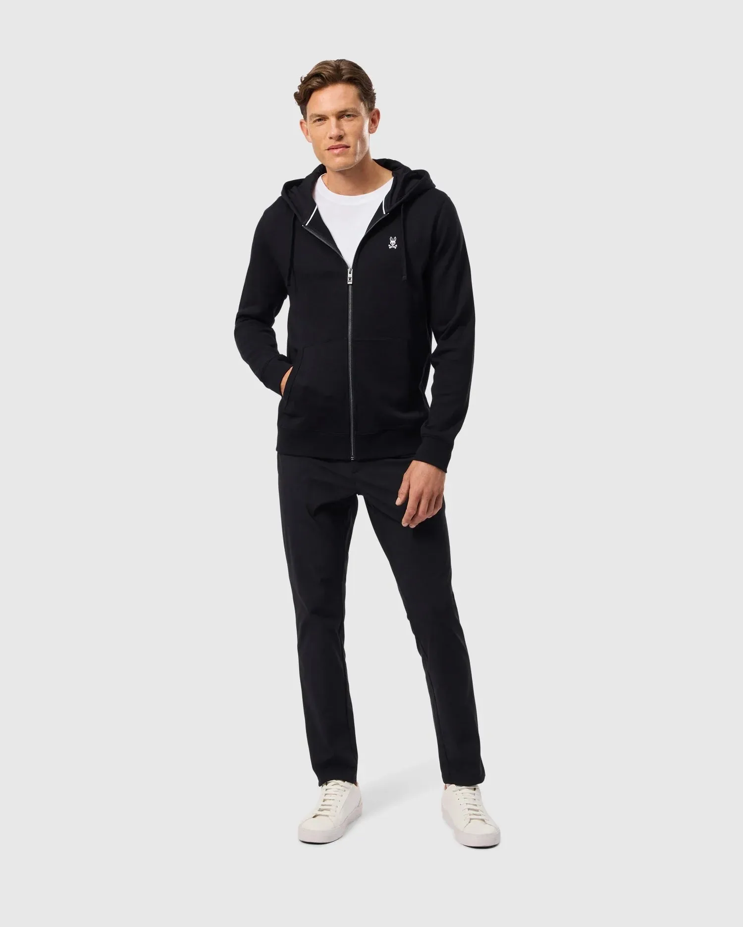 MENS LEVY ZIP FLEECE HOODIE - B6H720D200