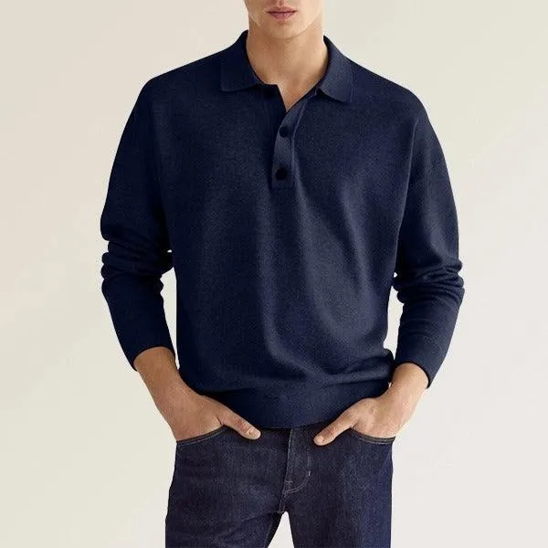 Men's Long Sleeve Polo Shirt