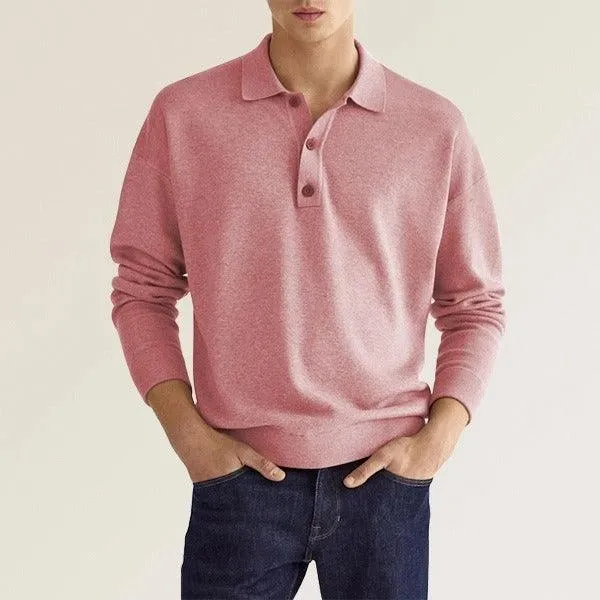 Men's Long Sleeve Polo Shirt