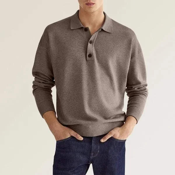 Men's Long Sleeve Polo Shirt