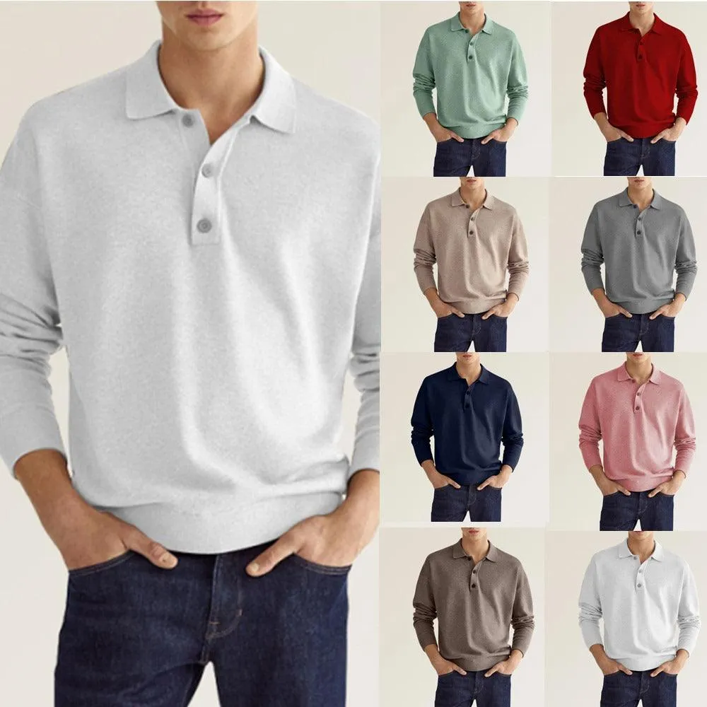 Men's Long Sleeve Polo Shirt