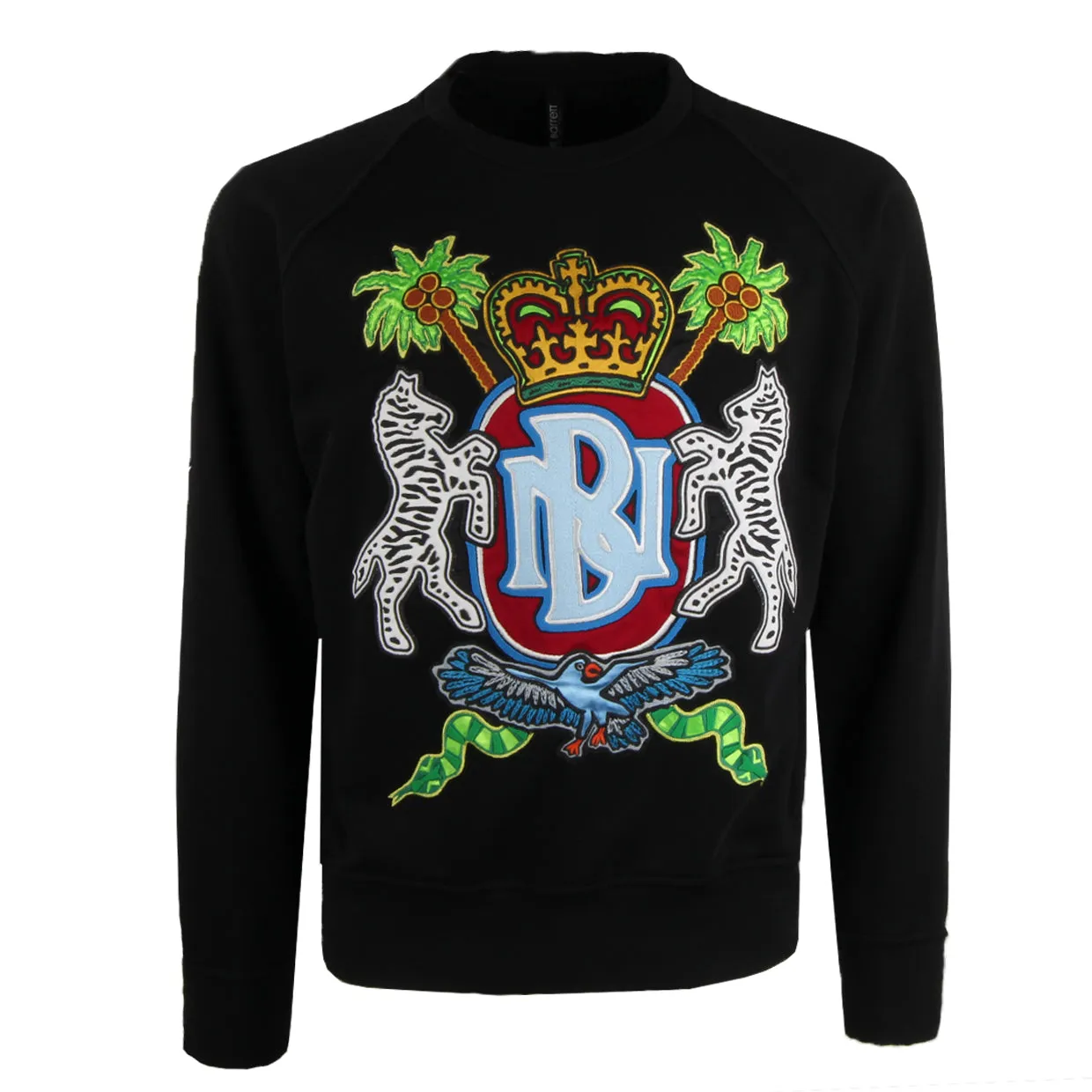 Neil Barrett Coat of Arms Print Sweatshirt