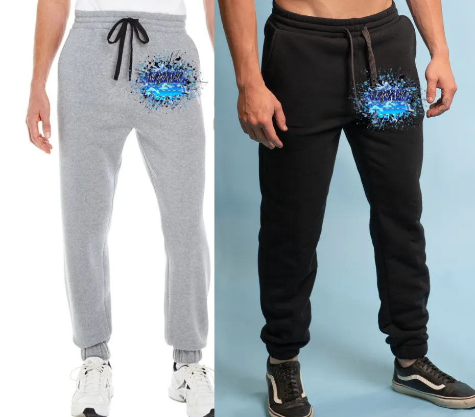 Ogemaw Angelfish Swim Black and Grey Jogger Options