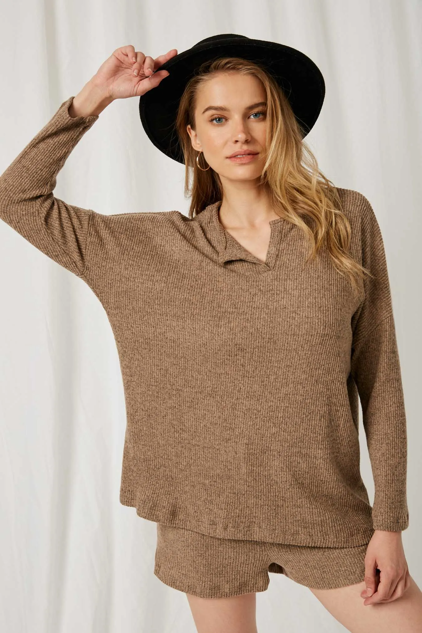 Ribbed Knit Top