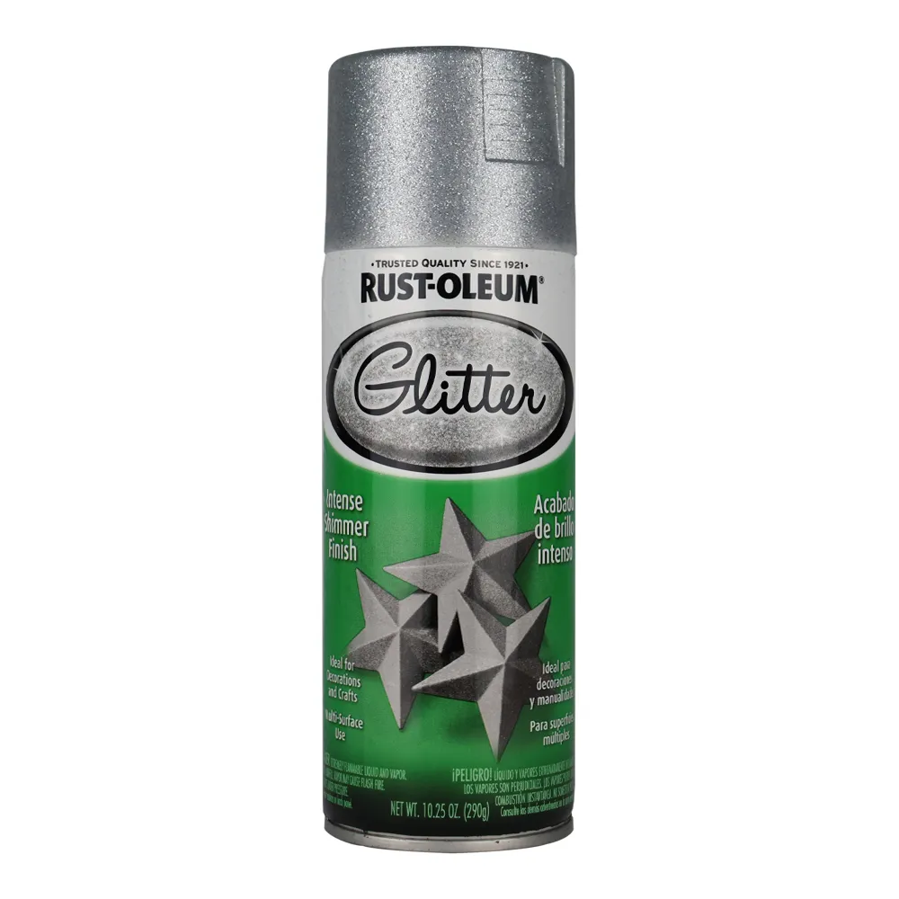 Rustoleum Specialty Glitter Spray Paint 290g Silver