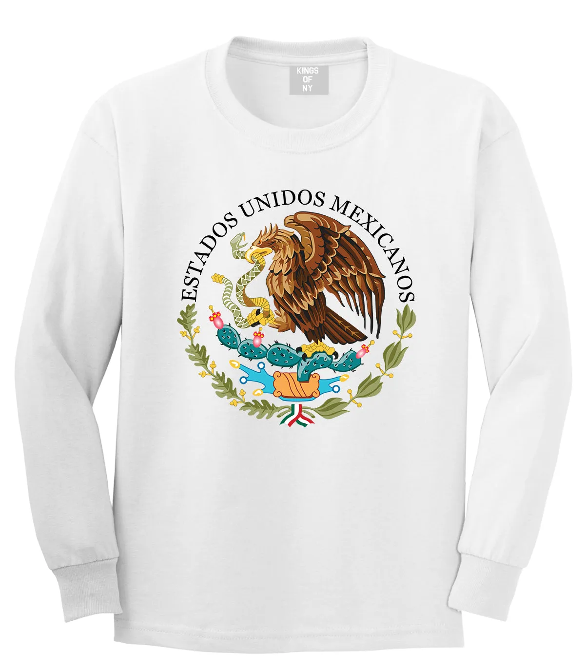 Seal of the Government of Mexico Mens Long Sleeve T-Shirt